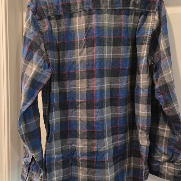 Neutral Blues & Greys Flannel Shirt - Picture 3 of 3